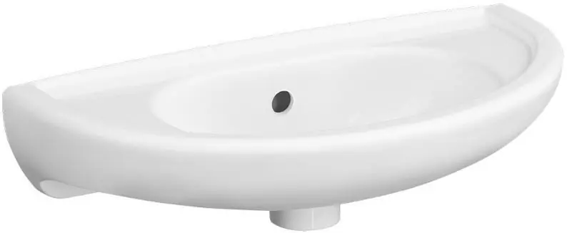 CONCEPT 100 umyvadlo 53 cm, bez otvoru pro baterii, s přepadem Lage Prijs