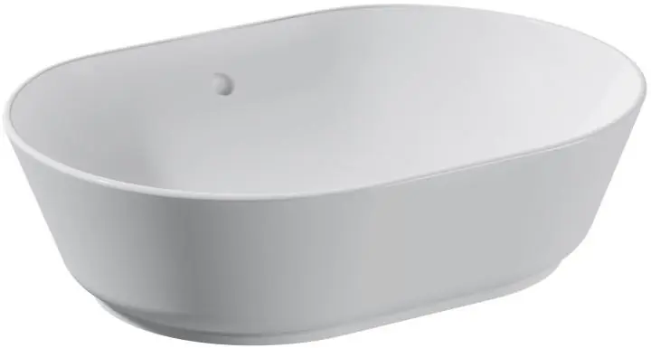 VITRA GEO umyvadlová mísa 55 cm, s přepadem, VitrAhygiene Koopje