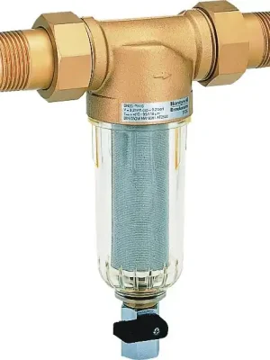 Gratis Retour RESIDEO BRAUKMANN MINIPLUS FF06 filtr proplachovatelný, DN20, 2x3/4" FF, 16bar, 40°C, závitový, jemný, mosaz