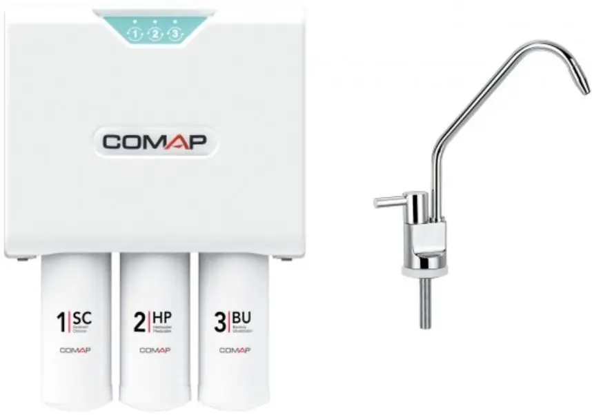 COMAP AQAUTIS jednotka 120l/hod, 1/4", pro úpravu vody, s jednocestnou baterií Populair