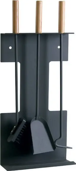 Sada krbového nářadí 280x100x635mm, 3 dílná, dřevo/černá Dokud Zásoby Vydrží