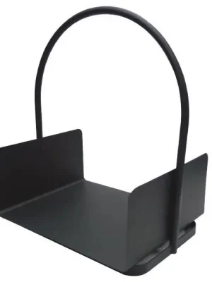 Koš na dřevo 405x300x470mm, černá Meest Verkocht