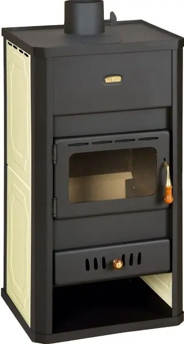 Weekendaanbieding PRITY S3 W13 krbová kamna 15kW, s výměníkem, černá/béžová