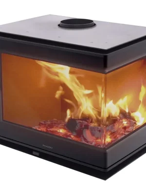 PANADERO HOGAR DER krbová vložka 3,5-7,7 kW, rohová, levá, černá Aanbieding