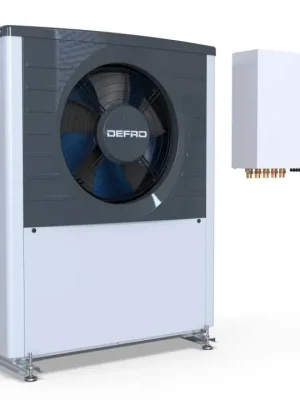 DEFRO DHP PREMIUM 12 tepelné čerpadlo 12kW, 400V, vzduch-voda, s řídící jednotkou a hydromodulem Direct Verzonden