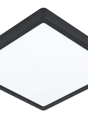 Nu Kopen EGLO FUEVA 5 stropní LED svítidlo, 3000 K, 2400 lm, 285x285 mm, černá