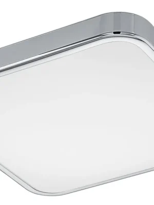 Express Levering EGLO MANILVA 1 stropní LED svítidlo, 3000 K, 1100 lm, 290x290 mm, chrom