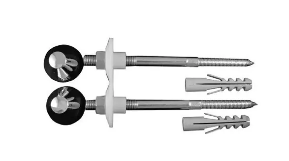 Bestel Nu DURAVIT upevnění pro závěsné WC a bidetové mísy 12x180 mm, chrom