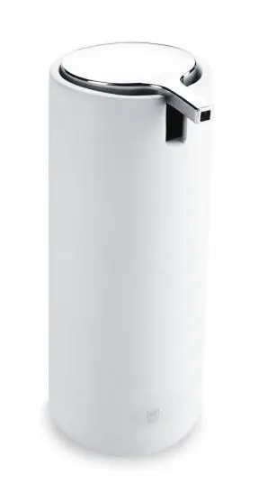 Meest Verkocht NIMCO OMI dávkovač tekutého mýdla 175 ml, polyresin, chrom/bílá