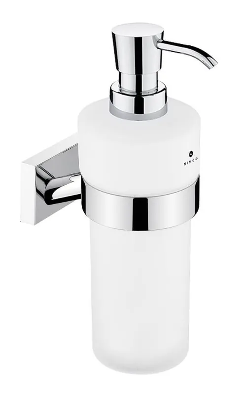 Nakupujte Hned NIMCO KEIRA dávkovač tekutého mýdla 250 ml, nástěnný, sklo, chrom