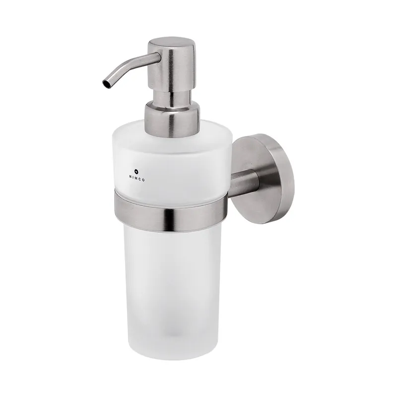 Omezené Množství NIMCO UNIX dávkovač tekutého mýdla 250 ml, nástěnný, sklo, nerez ocel