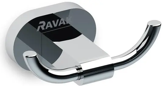 RAVAK CHROME CR 100.00 dvojháček na ručníky, chrom Lage Prijs