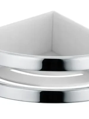 Beste Prijs KEUCO ELEGANCE rohová police, nástěnná, bílá/chrom