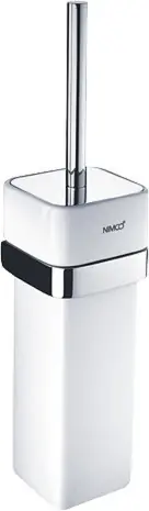 Fabrieksprijs NIMCO KIBO WC štětka, nástěnná, keramika, bílá/chrom