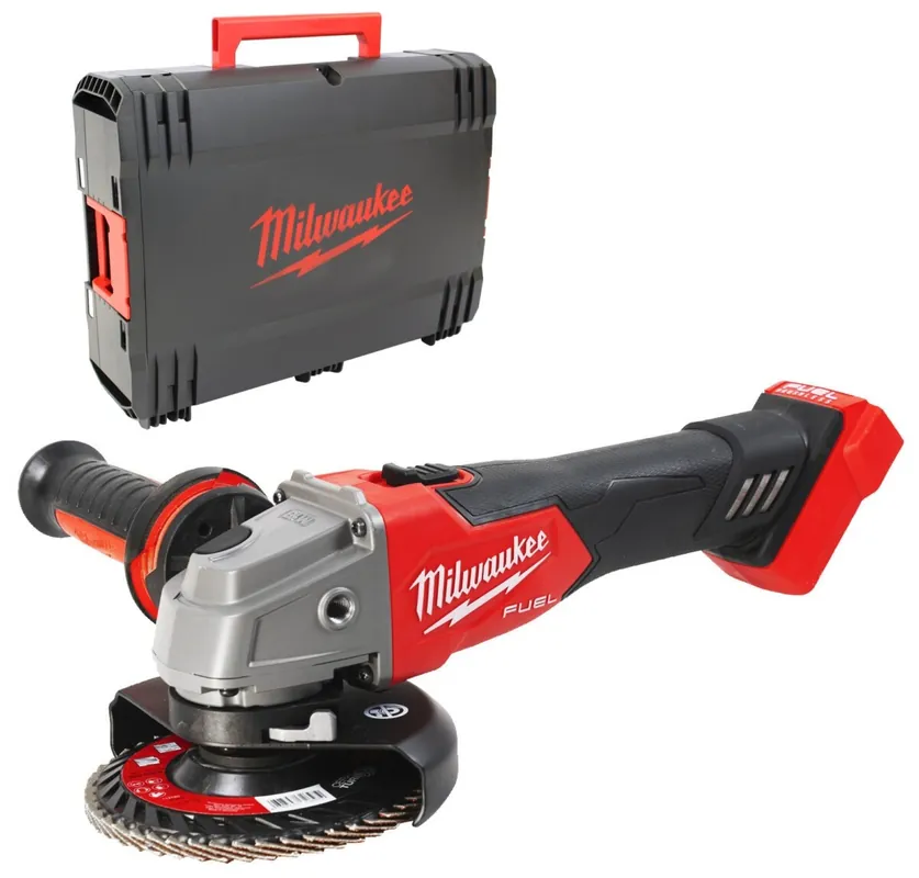 MILWAUKEE M18 FSAG125X-0X aku úhlová bruska 125 mm, 18 V, bez akumulátoru, bez nabíječky, kufr Hete Deal