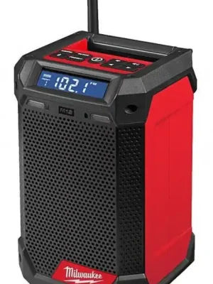 Rechtstreeks Van De Fabrikant MILWAUKEE M12 RCDAB+-0 rádio nabíječka AM/DAB/FM, 12 V/230 V, USB, bluetooth