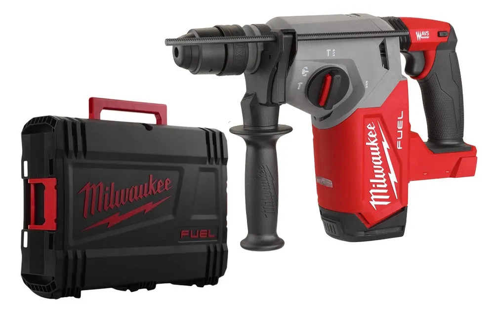 Laatste Kans MILWAUKEE M18 FHX-0X FUEL aku kombinované kladivo 2,5 J, 18 V, SDS-Plus, bez akumulátoru, bez nabíječky, kufr