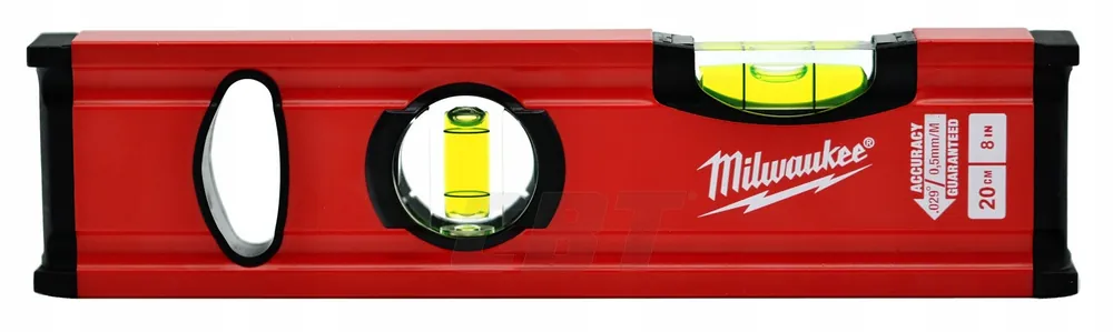 Koop Vandaag MILWAUKEE vodováha 200 mm, 2x libela