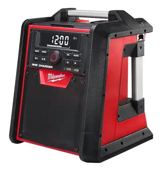 Výprodej MILWAUKEE M18 RC-0 rádio nabíječka AM/FM, 18 V/220-240 V, 40 W, USB, Bluetooth