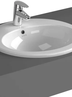 Koop Vandaag VITRA S20 umyvadlo 47,5 cm, s otvorem pro baterii a přepadem, VitrAhygiene