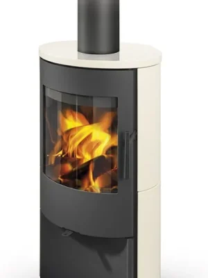 Novinka ROMOTOP ALPERA E01 krbová kamna 2,0-6,5kW, slonová kost