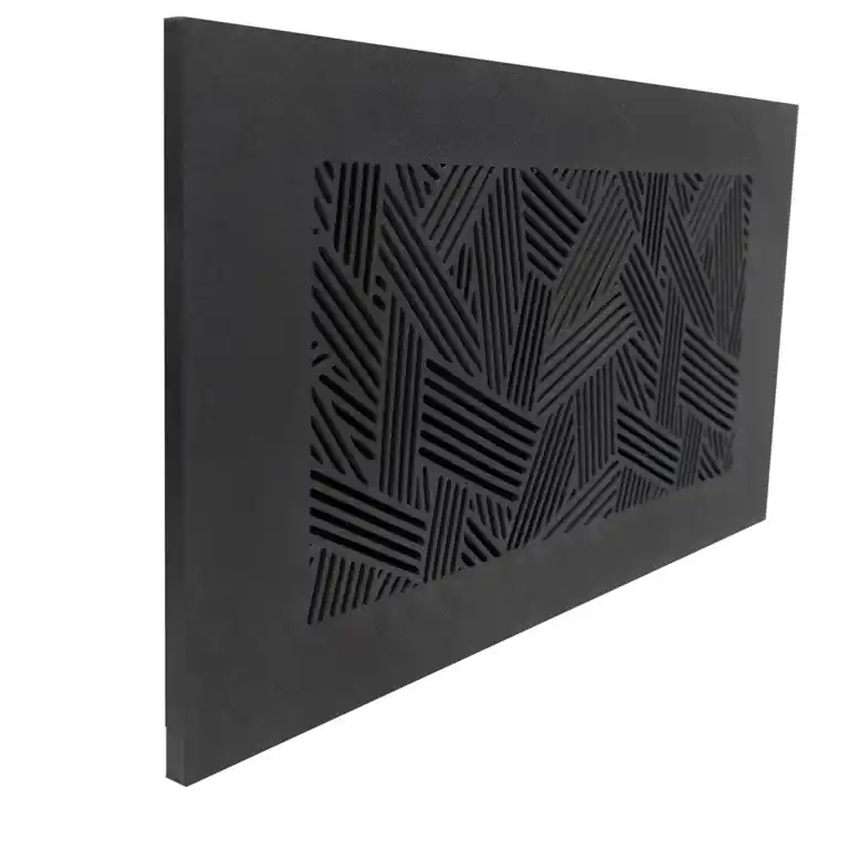 Koop Vandaag LUFTOMET FLAT designová větrací mřížka 232x132 mm, plast, černá