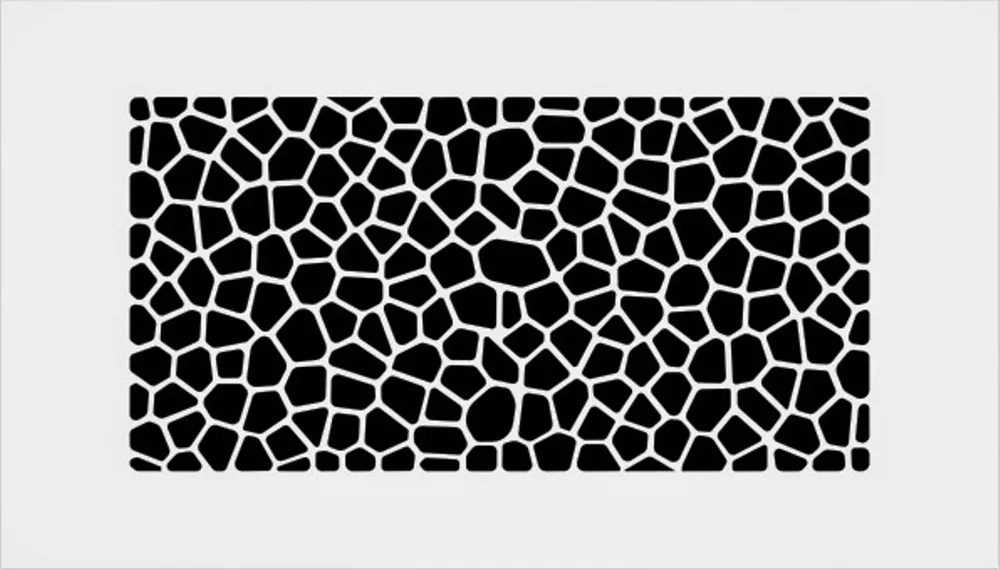 Actieprijs LUFTOMET FLAT designová větrací mřížka 232x132 mm, plast, bílá
