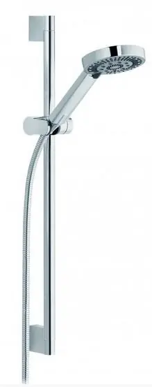 Direct Verzonden KLUDI A-QA S 3S sprchová souprava 3-dílná, ruční sprcha pr. 122 mm, 3 proudy, tyč, hadice, chrom
