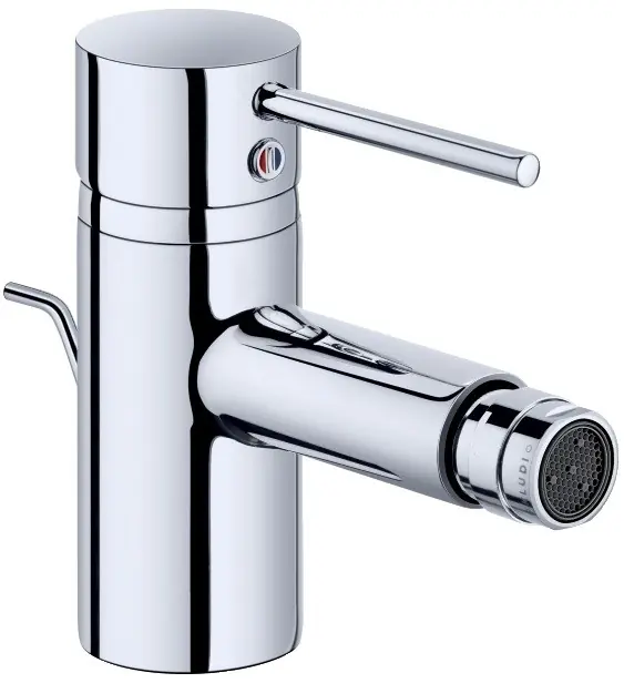 KLUDI D-TAIL bidetová baterie 110mm, stojánková, páková, s odtokovou soupravou, chrom Goedkoop