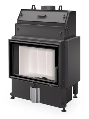 ROMOTOP HEAT W4G 70.50.04 krbová vložka 7,8-20,3 kW, s výměníkem, černá Značkový