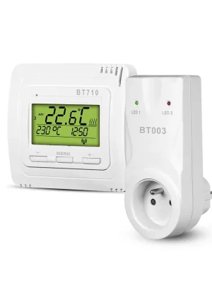 Beste Prijs ELEKTROBOCK prostorový termostat, s přijímačem do zásuvky, bezdrátový