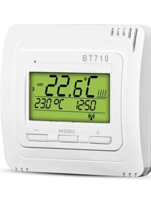 Korting ELEKTROBOCK prostorový termostat, se stojánkem, bezdrátový, bílá
