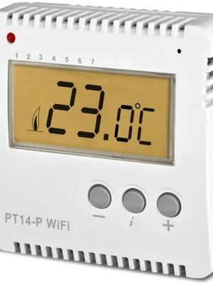 Gereduceerde Prijs ELEKTROBOCK prostorový termostat, pro elektrické topení, drátový, Wi-Fi