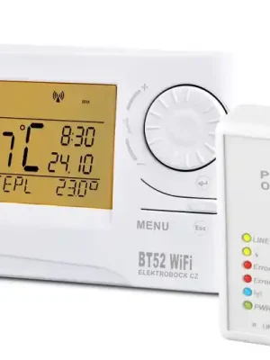 Hete Deal ELEKTROBOCK prostorový termostat, s přijímačem, drátový, Wi-Fi