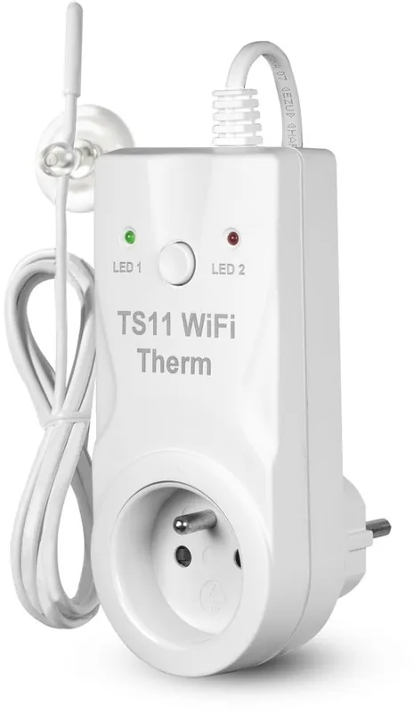 ELEKTROBOCK TS11 WIFI THERM chytrá teplotně spínaná zásuvka, bílá Fabrieksprijs
