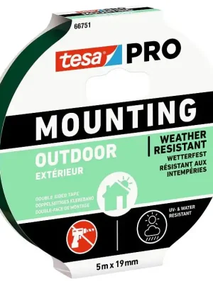 TESA PRO MOUNTING OUTDOOR lepicí páska 19mm, 5m, šedá Premium