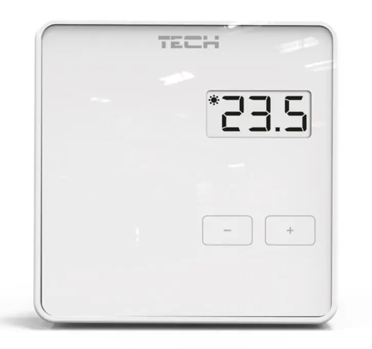 Expresní Doručení TECH CONTROLLERS EU-R-8b prostorový termostat, bezdrátový, bílá