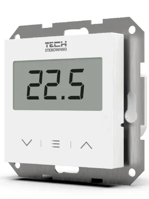 TECH CONTROLLERS EU-F-8z prostorový termostat, s čidlem vlhkosti, drátový, bílá Meest Verkocht