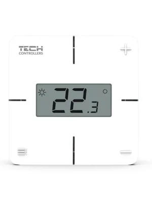 Meest Verkocht TECH CONTROLLERS EU-R-X prostorový termostat, s čidlem vlhkosti, drátový, bílá