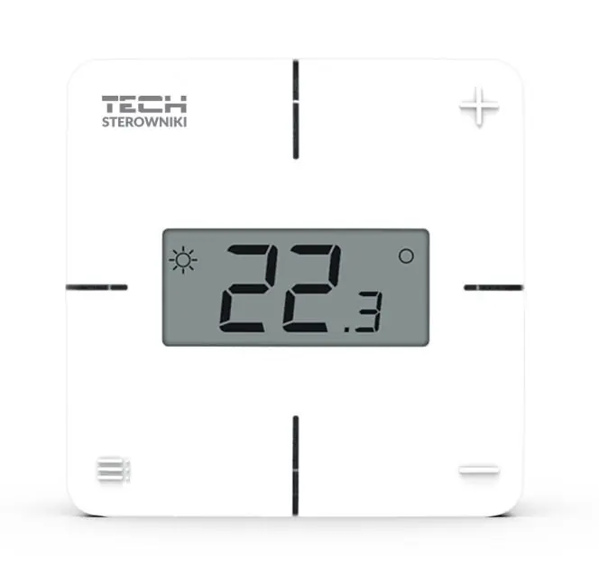 Výprodej TECH CONTROLLERS EU-R-8X prostorový termostat, s čidlem vlhkosti, bezdrátový, bílá