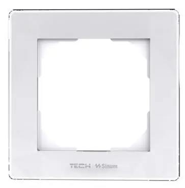 TECH CONTROLLERS FG-01 skleněný rámeček, bílá Pouze Dnes