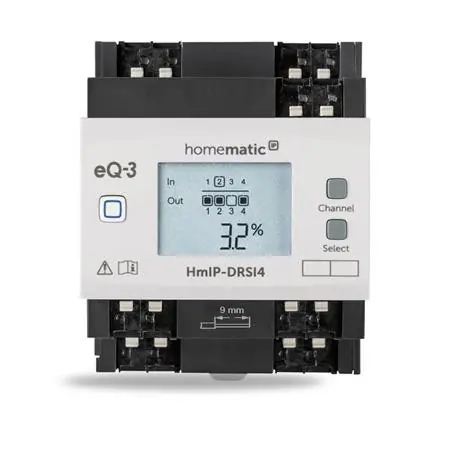 Exclusieve Aanbieding HOMEMATIC IP spínací akční člen, 4kanály, programovatelný, vnitřní, bílá