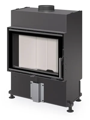 Certifikovaný ROMOTOP HEAT 4G 59.44.14 krbová vložka 2,4-6,2kW, spalovací komora šedý igniton