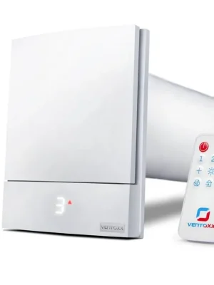 VENTOXX HARMONY SMART rekuperační jednotka 50m3/h decentrální, Wi-Fi, dálkový ovladač, bílá Kupte Ještě Dnes