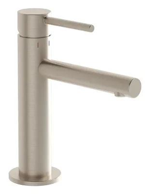 Koopje VITRA ORIGIN umyvadlová stojánková baterie, kartáčovaný nikl