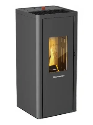 Snelle Levering CENTROMETAL CENTROPELET A10 peletová kamna 3,4-8,3 kW, antracit