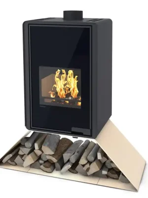 Must-Have HS FLAMINGO DELUXE SENAI krbová kamna 9kW, krémová