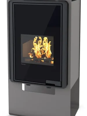 HS FLAMINGO DELUXE SINGA krbová kamna 9kW, šedá Bestseller