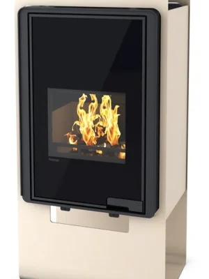 HS FLAMINGO DELUXE SINGA krbová kamna 9kW, krémová Voordeelprijs