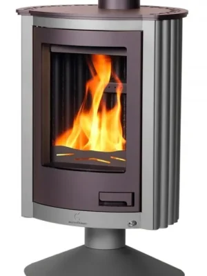 Finale Výprodej HS FLAMINGO MASTERFLAMME PICCOLO II krbová kamna 7kW, šedá